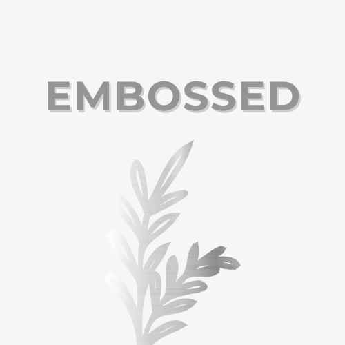 Setup Fee: Embossing