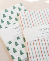 Spruce tea towel, alternate angle