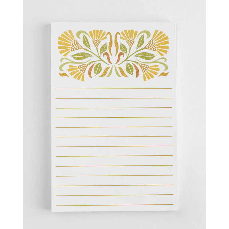 Sunshine Blooms Lined Notepad