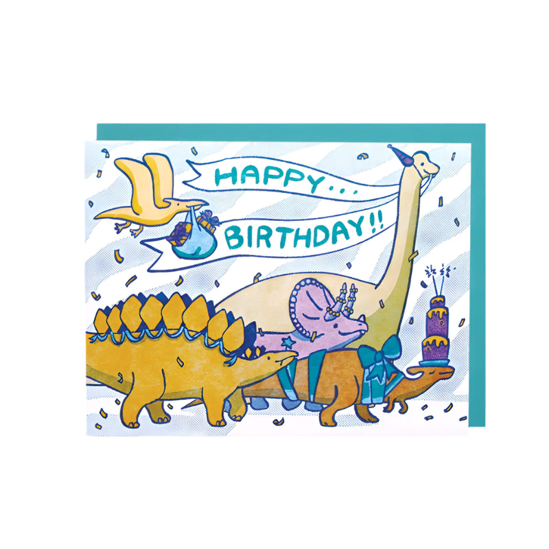 Dino Birthday Note Card