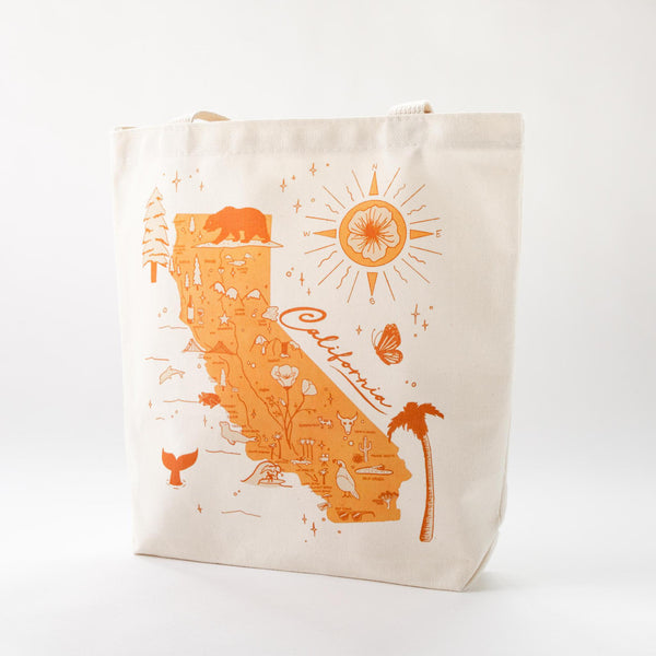 California Map Tote