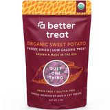 Organic freeze dried purple sweet potato dog and cat treats package