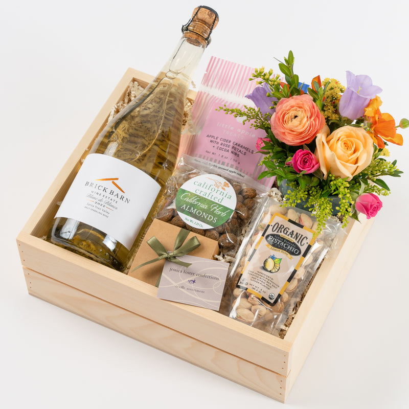 Classic Celebration Gift Box with Flowers
