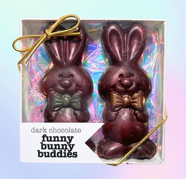 Organic Dark Chocolate Easter Bunnies Vegan