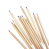 wooden colored pencils