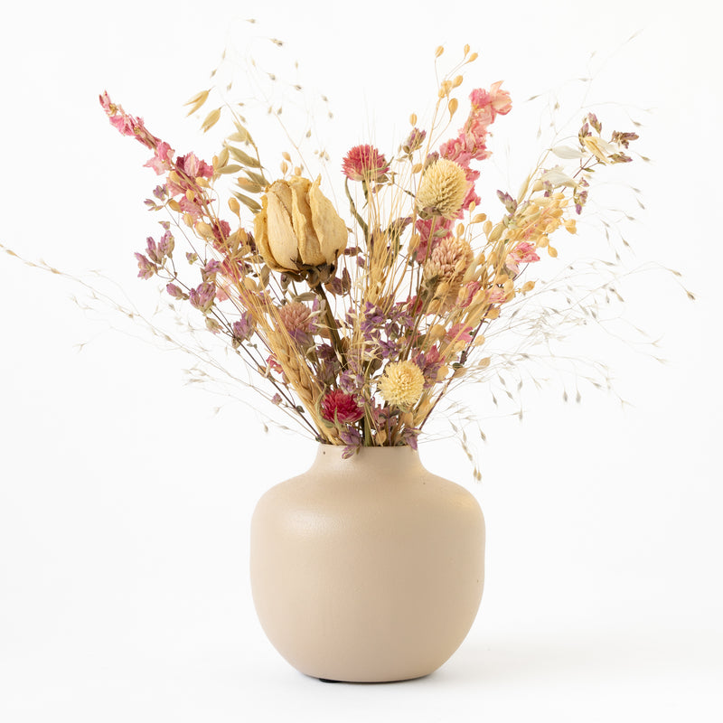 Blushing Beauty Dried Floral Arrangement
