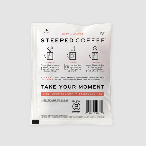 Steeped Coffee in California Blend