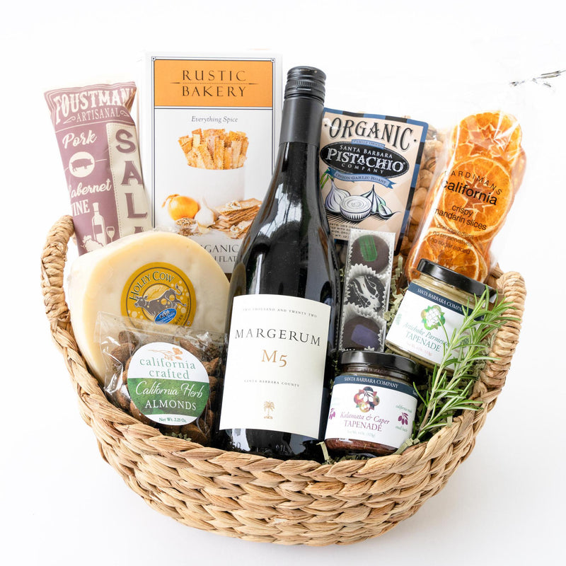 Wine & Hors D'oeuvres Basket