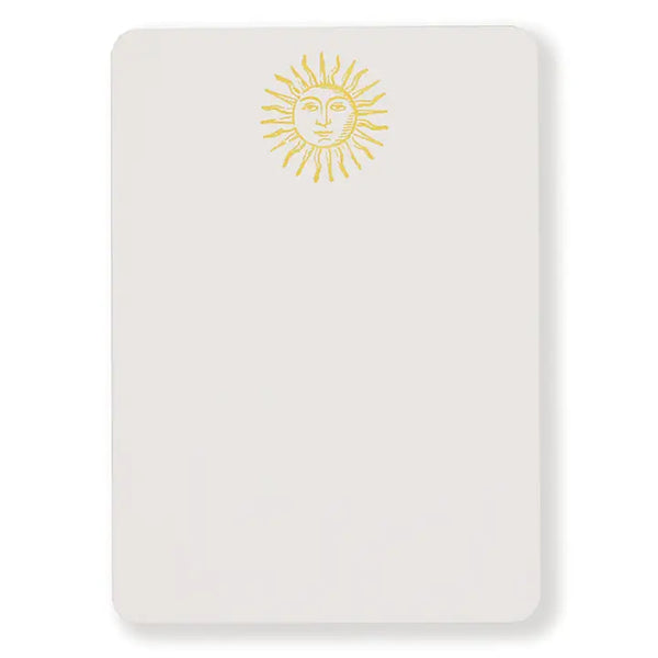 Sunshine Letterpress Note Cards - Set of 8