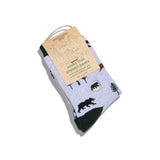 Kids Socks that Protect Bears in Conscious Step kraft paper packaging