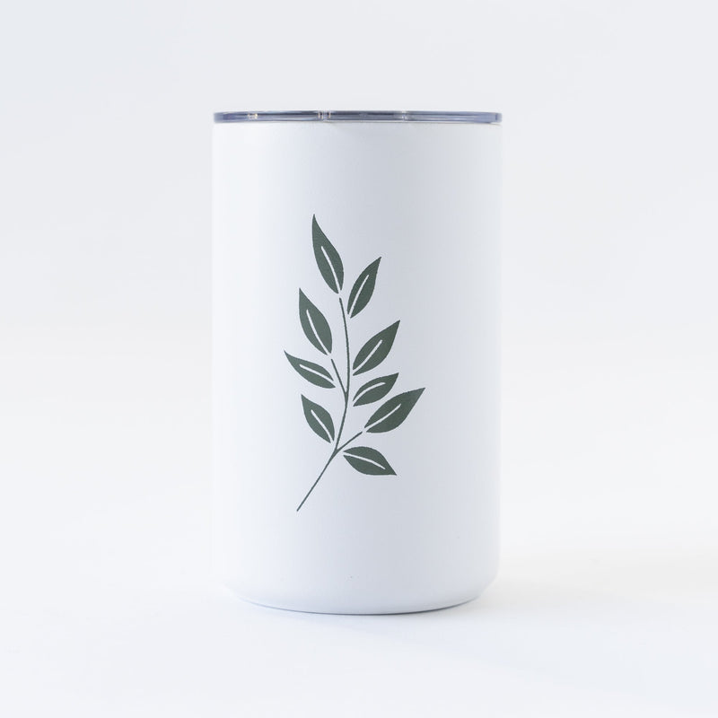 Greenery insulated tumbler