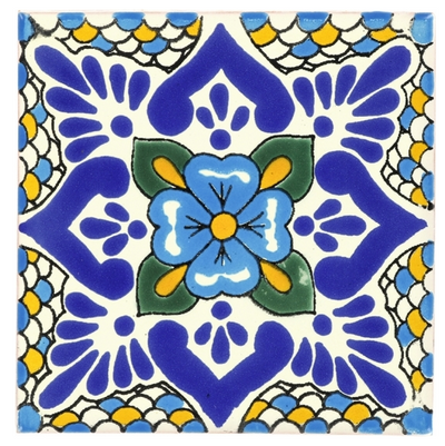 Laila Ceramic Tile Coaster Set – Santa Barbara Company
