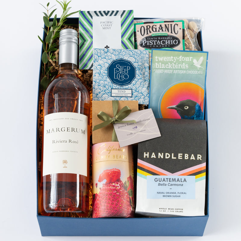 Margerum Riviera Rose Wine & Coffee Gift Box