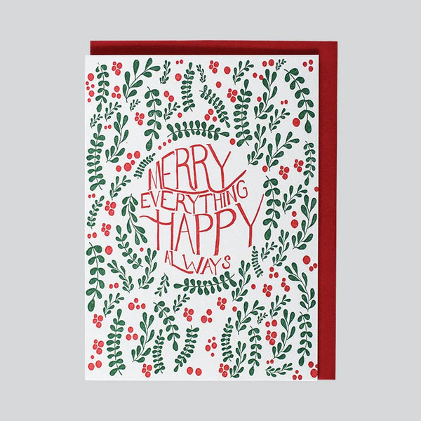 Merry Everything Happy Holiday Card