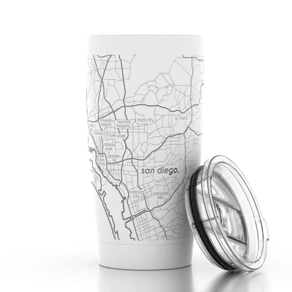 Map of San Diego Insulated Tumbler