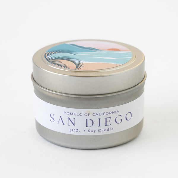 San Diego Travel Candle