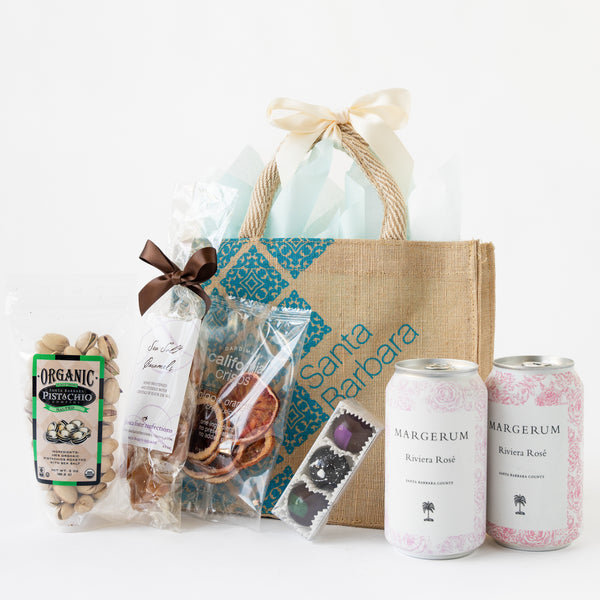Riviera Rosé Wine Tote