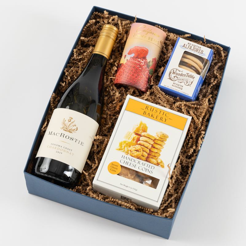 West Coast Treats and Chardonnay Gift Box