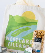 Westlake Village Tote with products