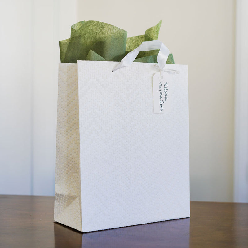 White Paper Gift Bag