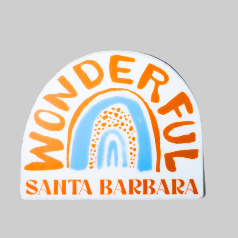 wonderful santa barbara sticker