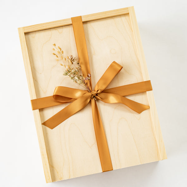 Santa Barbara Company Wood Gift box