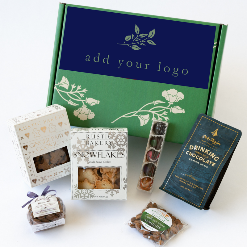 Winter Wishes Holiday Gift Box with Custom Logo Gift Box