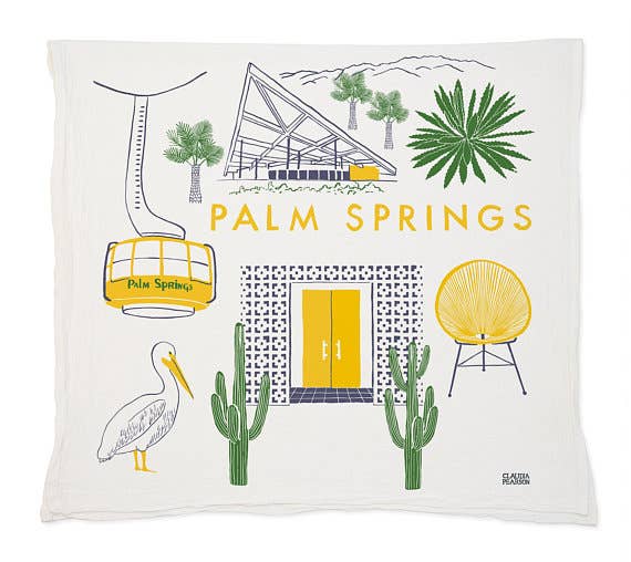 Palm Springs Tea Towel