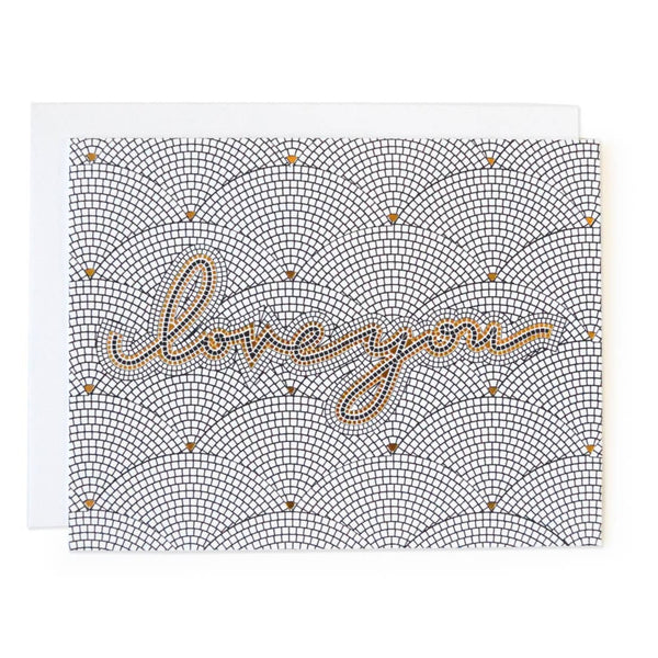 Love You Tile Note Card