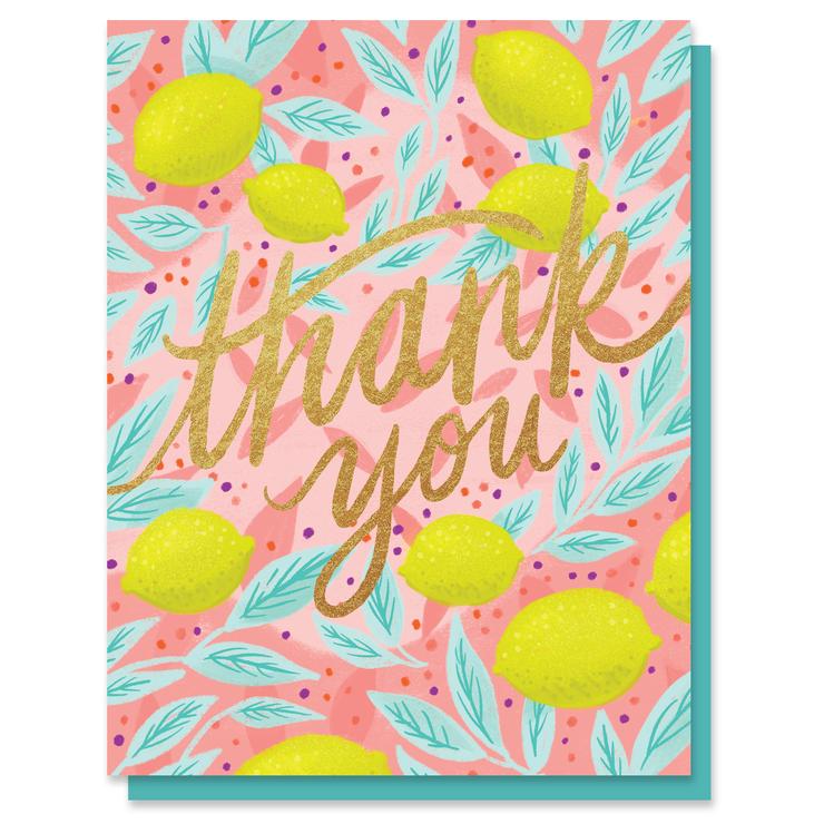 Thank You Lemons Card