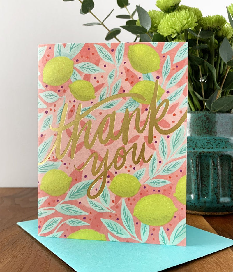 Thank You Lemons Card