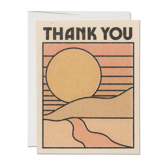 Thank You Sun Card