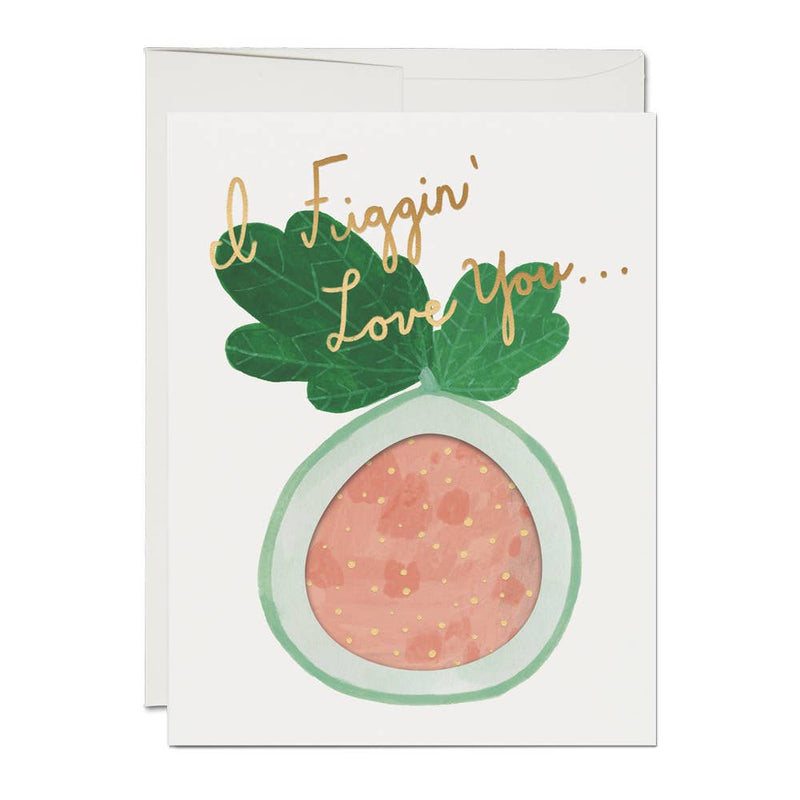 Figgin' Love Note Card