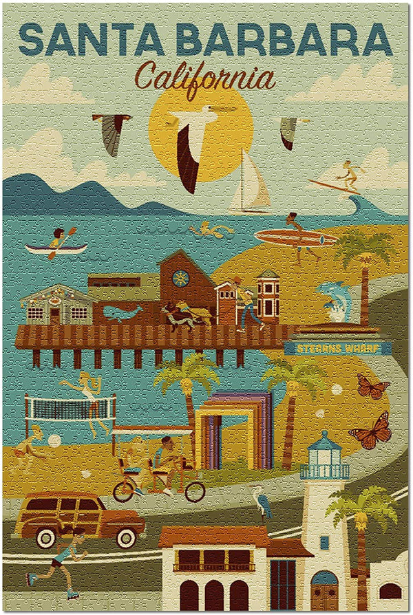 Santa Barbara Scene Puzzle