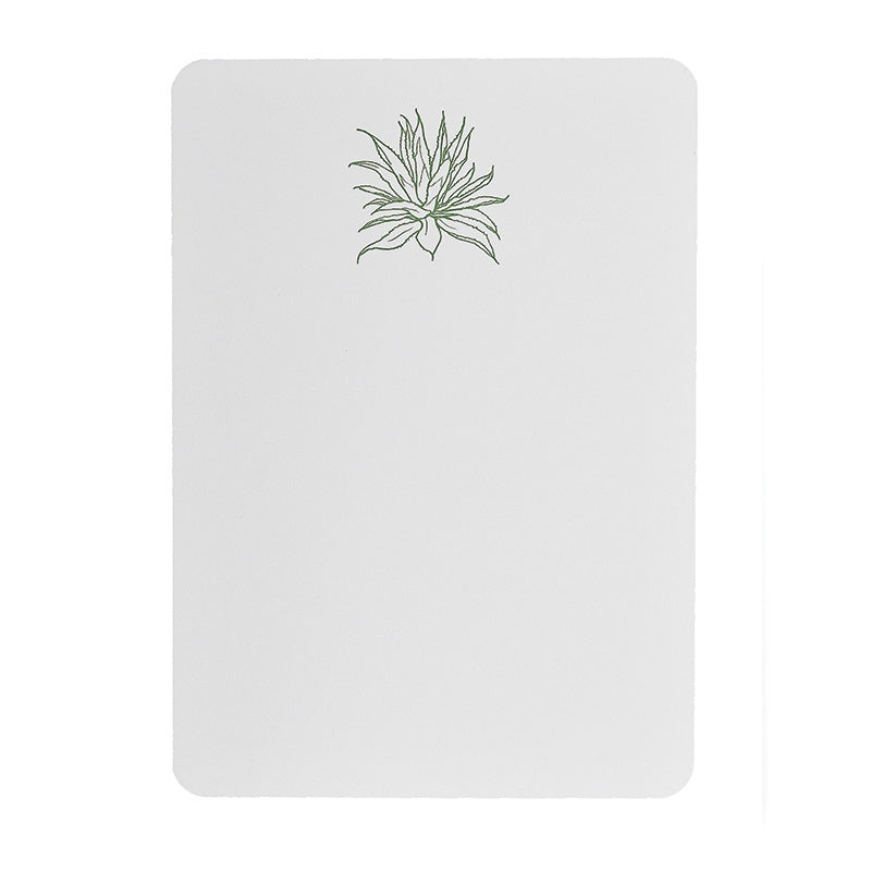 Agave Letterpress Note Cards - Set of 8