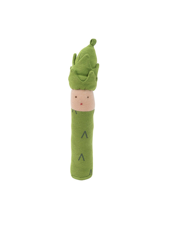 Asparagus Veggie Toy - Organic Cotton