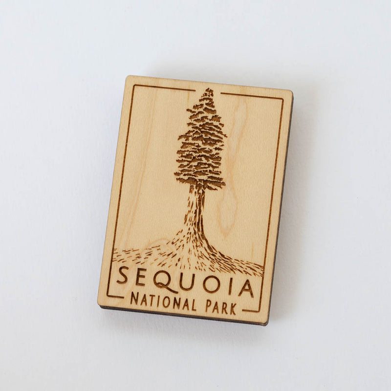 Sequoia National Park Wood Magnet