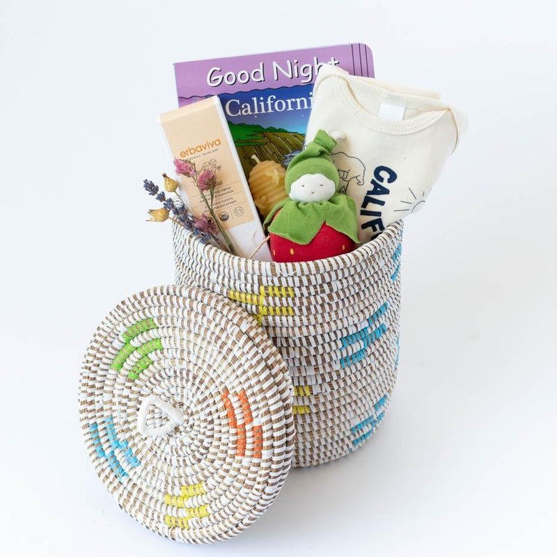 Organic California Baby Gift Basket