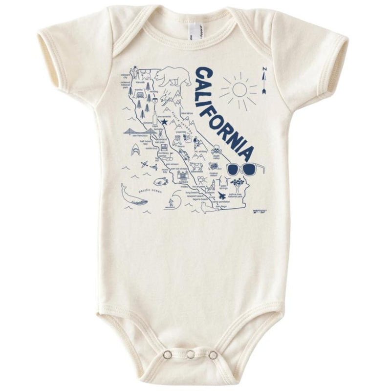 California Map Onesie