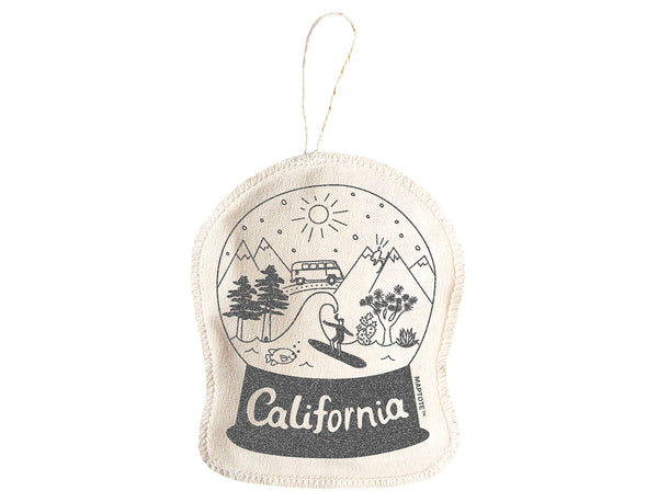 California Globe Ornament