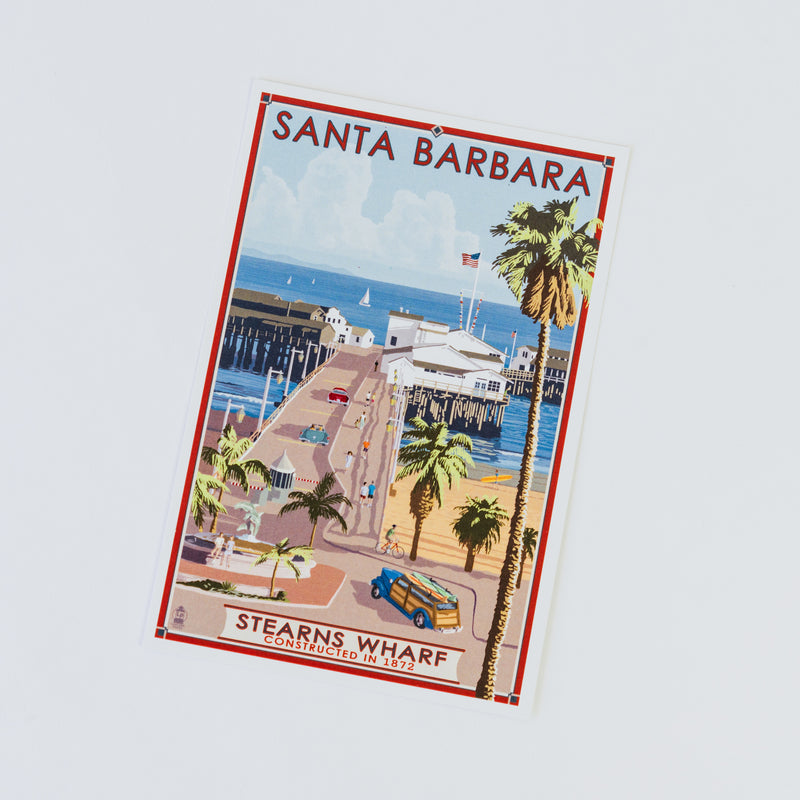 Stearns Wharf Sticker