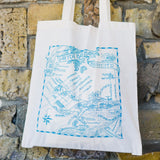 Santa Barbara Illustrated Map Tote Totes - Lazaro Press, The Santa Barbara Company - 1