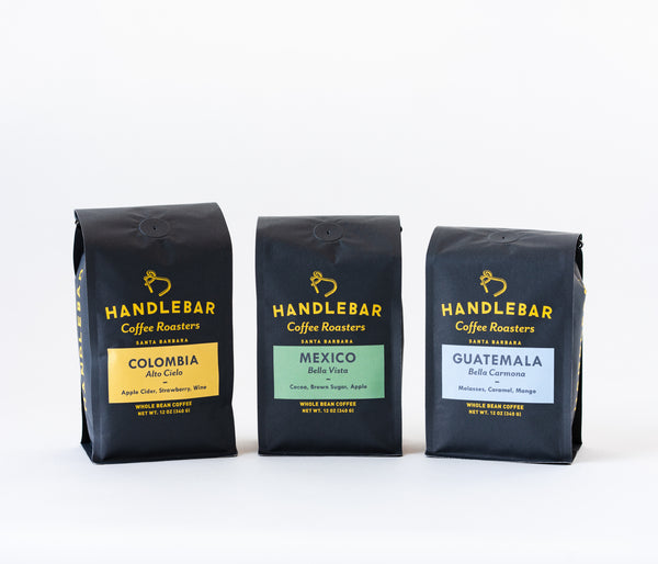 Group of 3 handlebar coffee

