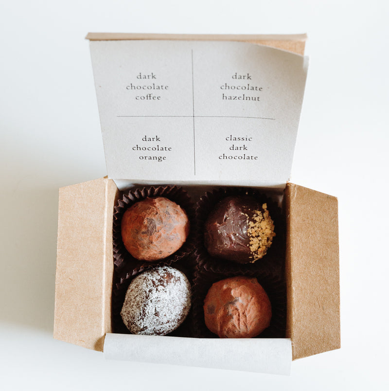 Artisan Dark Chocolate Truffles | Made in Santa Barbara
