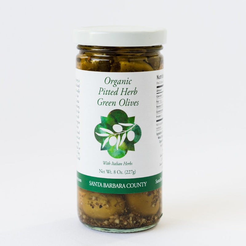 Herb Green Olives grown in Santa Barbara County – Santa Barbara
