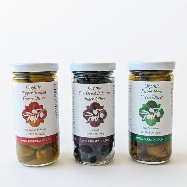 Organic Olives Trio