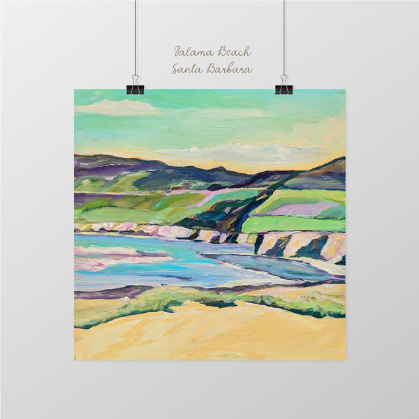 Jalama Beach Original Painting by Kate Joiner