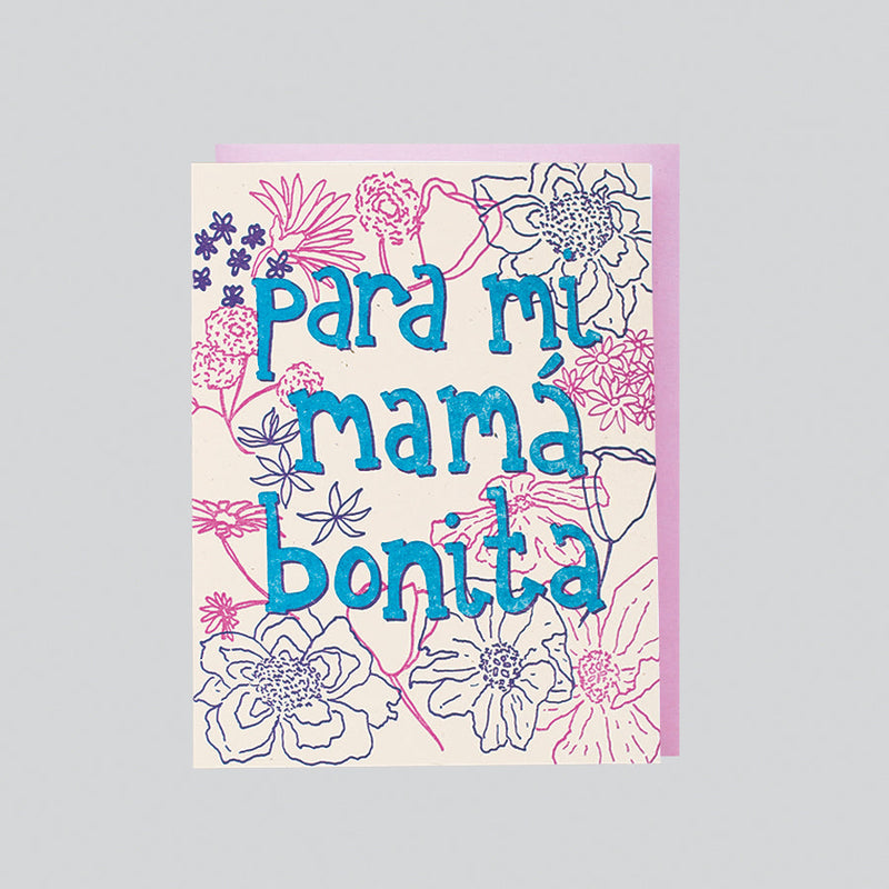 Para Mi Mama Bonita Card