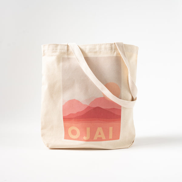 Ojai Pink Moment Canvas Tote – Santa Barbara Company