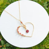 Pretty in Pink Heart Necklace